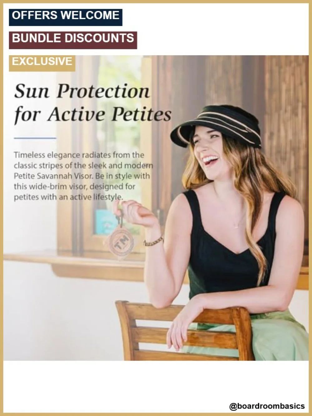 Packable Sun Visor with Velcro Strap Adjustable Wide Brim Waterproof